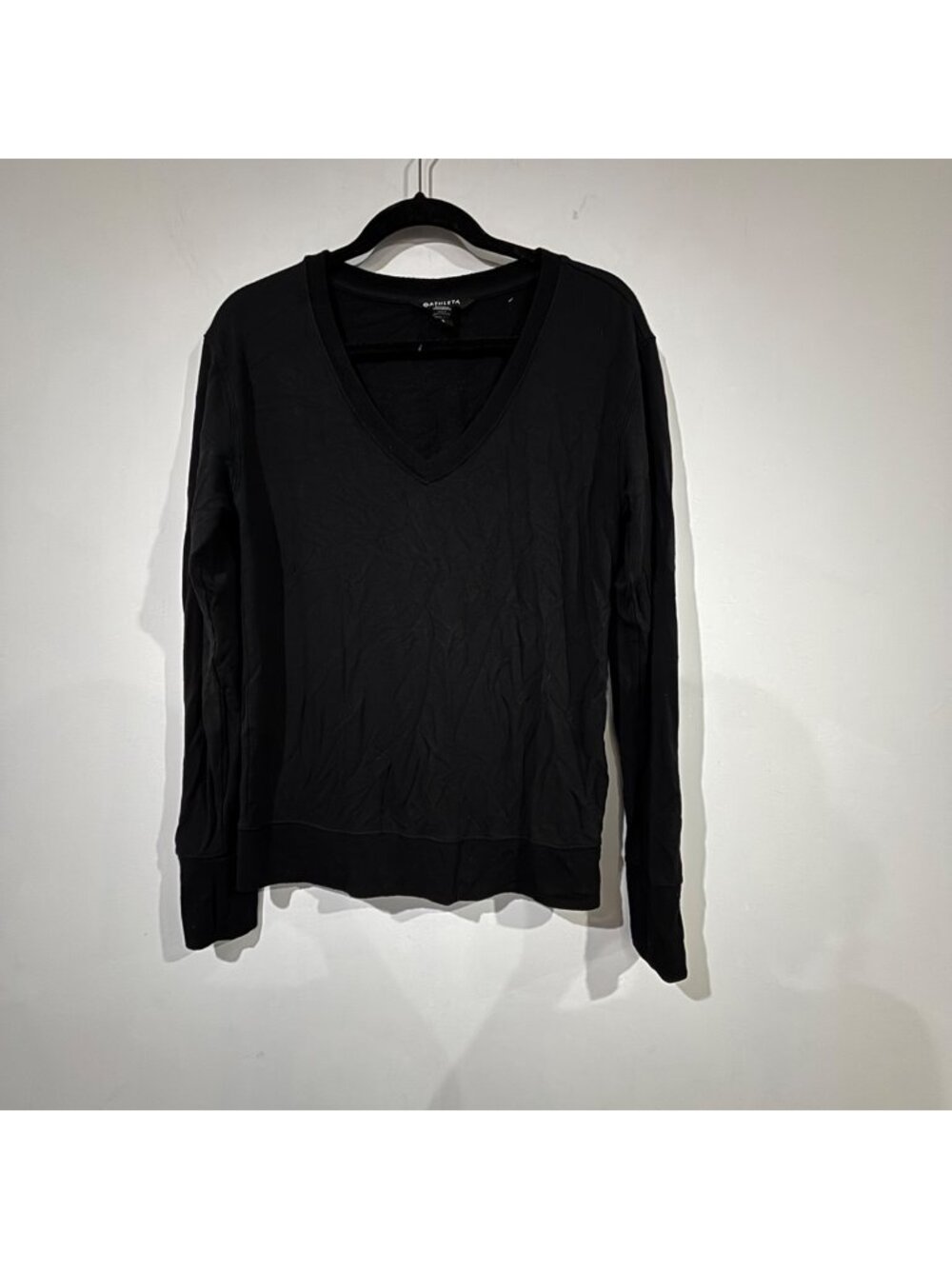 Athleta Sunrise V-Neck Sweatshirt Size S